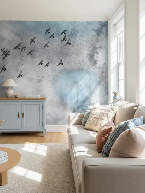 Watercolor Splash Art Wallpaper Mural