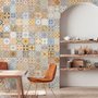 Faux Ceramic Tiles Wallpaper Mural