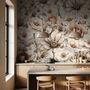 Romantic Garden Bloom Floral Wallpaper