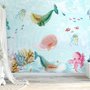 Nursery Cute Sea Animals Wallpaper Mural