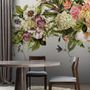 Vintage Hydrangea Floral Wallpaper Mural