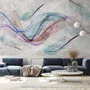 Colorful Abstract Feather Wallpaper Mural