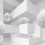 Geometric Shape and Abstract Ball Wallpaper Mural