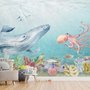 Kids Cute Whale Undersea Wallpaper Murals
