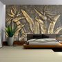 Tropical Birds of Paradise Sculpture Wallpaper Mural