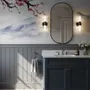 Snowy Mountainscape with Cherry Blossom Wallpaper Mural
