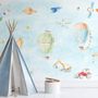 Kids Hot Air Balloons Wallpaper Mural