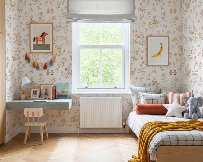 Kids Storybook Garden Animals Wallpaper Mural