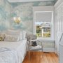 Abstract Clouds with Birds Wallpaper Mural