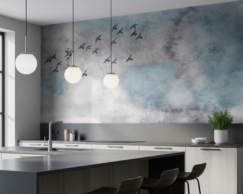 Watercolor Splash Art Wallpaper Mural