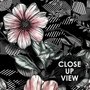 Dark Floral with White Daisy Wallpaper Mural