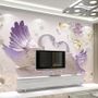 3D Embossed Look Swan Wallpaper Mural