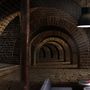 3D Look Dark Tunnel Wallpaper Mural