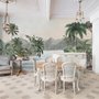 Tropical Nature Landscape with Birds Wallpaper Mural