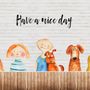 Little Kids and Dogs Wallpaper Mural