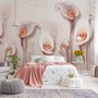 Elegante Calla-Lilie 3D Blumen Fototapete