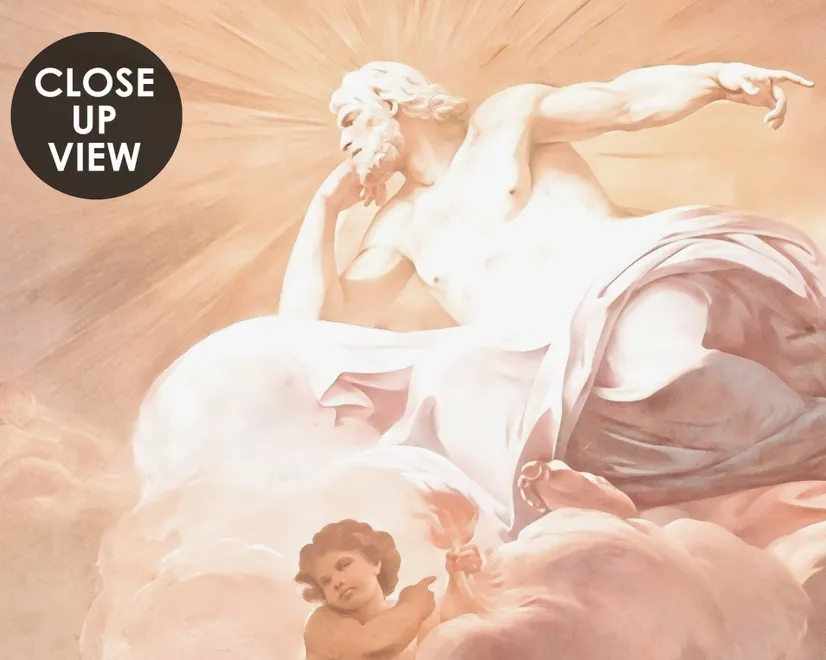 Renaissance Fresco Art Wallpaper Mural
