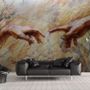 Watercolor Abstract Hands Wallpaper Mural