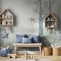 Misty Forest Autumn Landscape Wallpaper Mural
