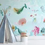 Nursery Cute Sea Animals Wallpaper Mural
