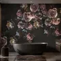Dark Rose Floral Bouqet Wallpaper Mural