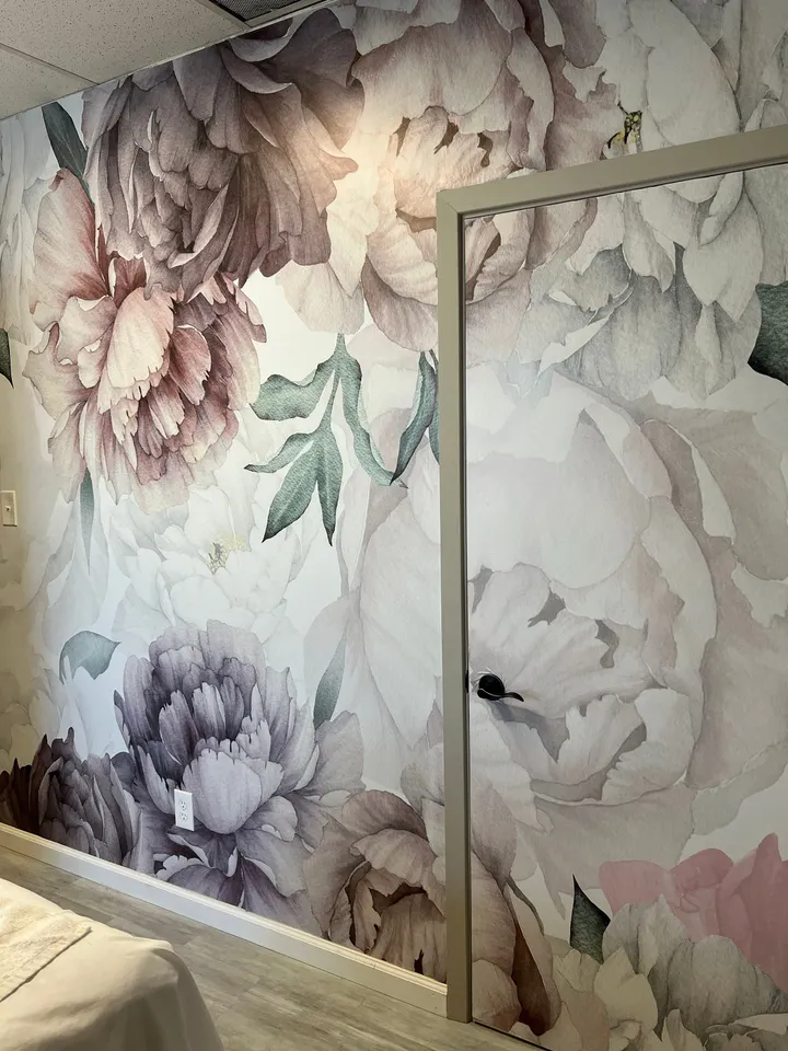 Soft Peony Nursery Floral Wallpaper Mural