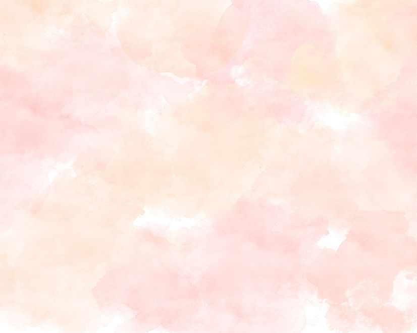 Soft Peach Colors Watercolor Paint  Art Wallpaper Mural