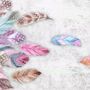 Colorful Feather Wallpaper Mural