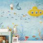 Papier peint panoramique sous-marin pour la chambre d'enfant