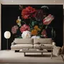 Dutch Florals Still Life Flowers in Vase Wallpaper Mural
