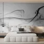 Dark Smoke with Marble Pattern Wallpaper Mural