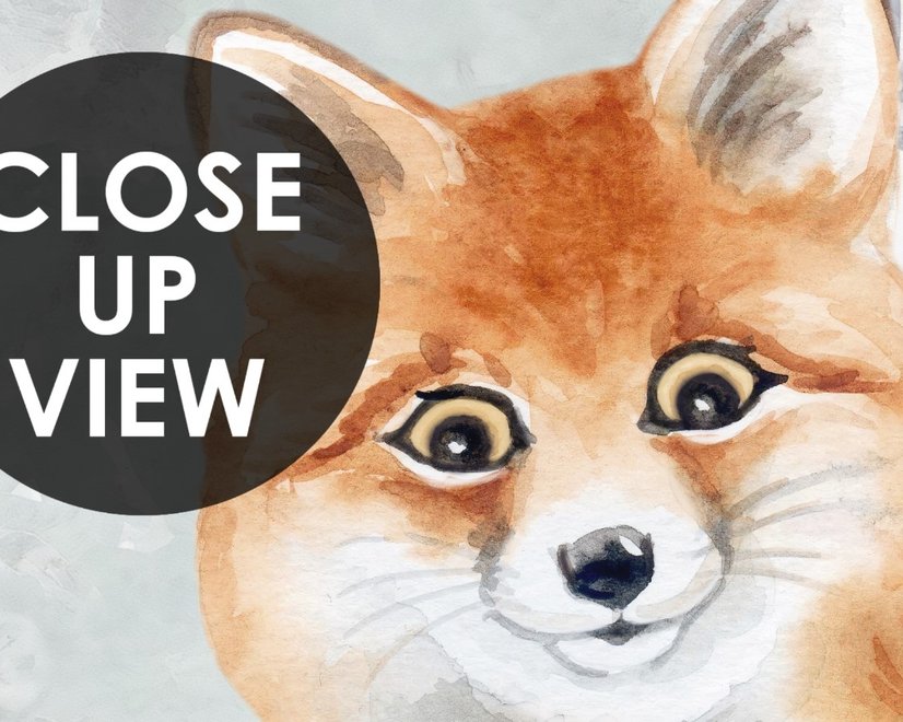 Fototapete Kinder Waldbewohner im Wald