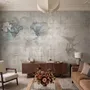 Nostalgic Lotus Flowers Wallpaper Mural