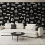 Vintage World Architecture Sketch Wallpaper Mural