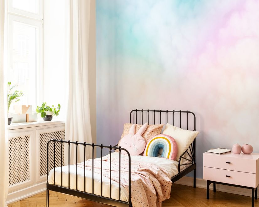 Kids Colorful Sky Cloud Wallpaper Mural