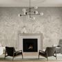 Monochrome Tropical Botanical Wallpaper Mural
