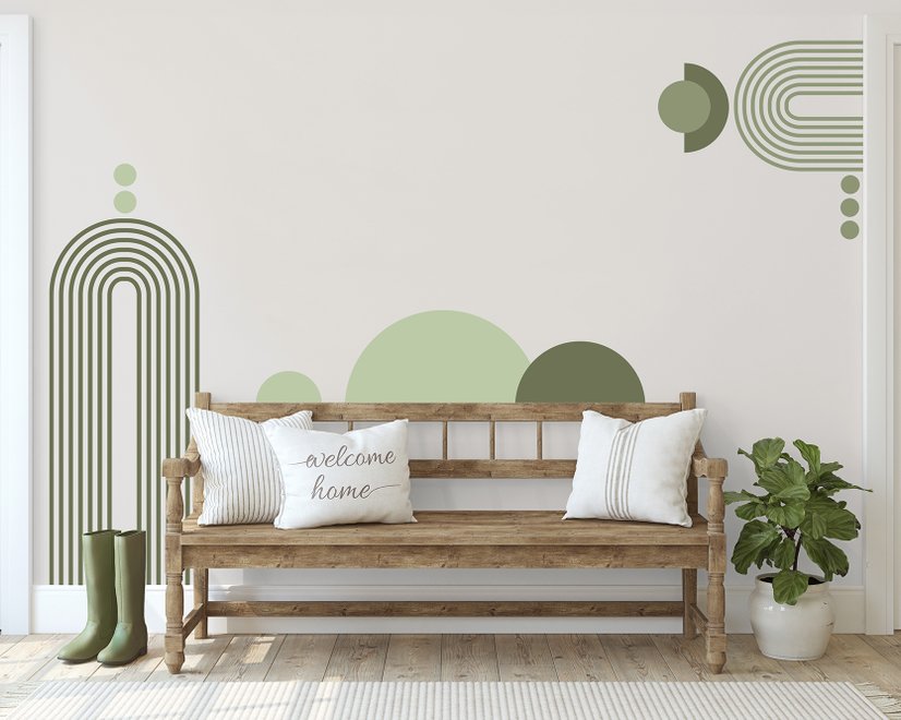 Geometric Arch Wall Decal Sticker