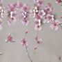Cherry Blossom with Pink Birds Wallpaper Mural