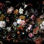 Dutch Dark Flowers Wallpaper Mural