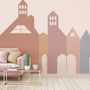 Colorful House Wallpaper Mural