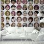 Woman Face Pop Art Papier peint panoramique