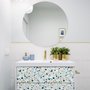 Fototapete mit buntem Terrazzo-Muster