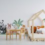 Kids Cute  Forest Animals with Trees Wall Decal Sticker
