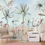 Jungle Animals with Banana Trees Kids Tropical Plants  Wallpaper Mural