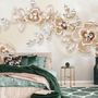 Cream Jewellery Rose Floral Wallpaper Mural
