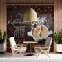 Coffee Beans with Mocha Wallpaper Mural