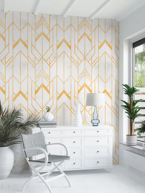 Geometric Art Deco Wallpaper Mural
