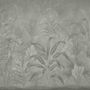 Monochrome Tropical Botanical Wallpaper Mural