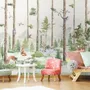 Kids Forest Animals in the Jungle Wallpaper Mural