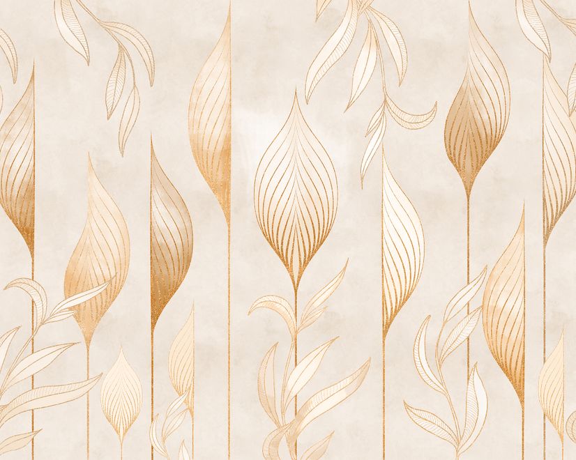 Boho Geometric Art Lines Wallpaper Mural